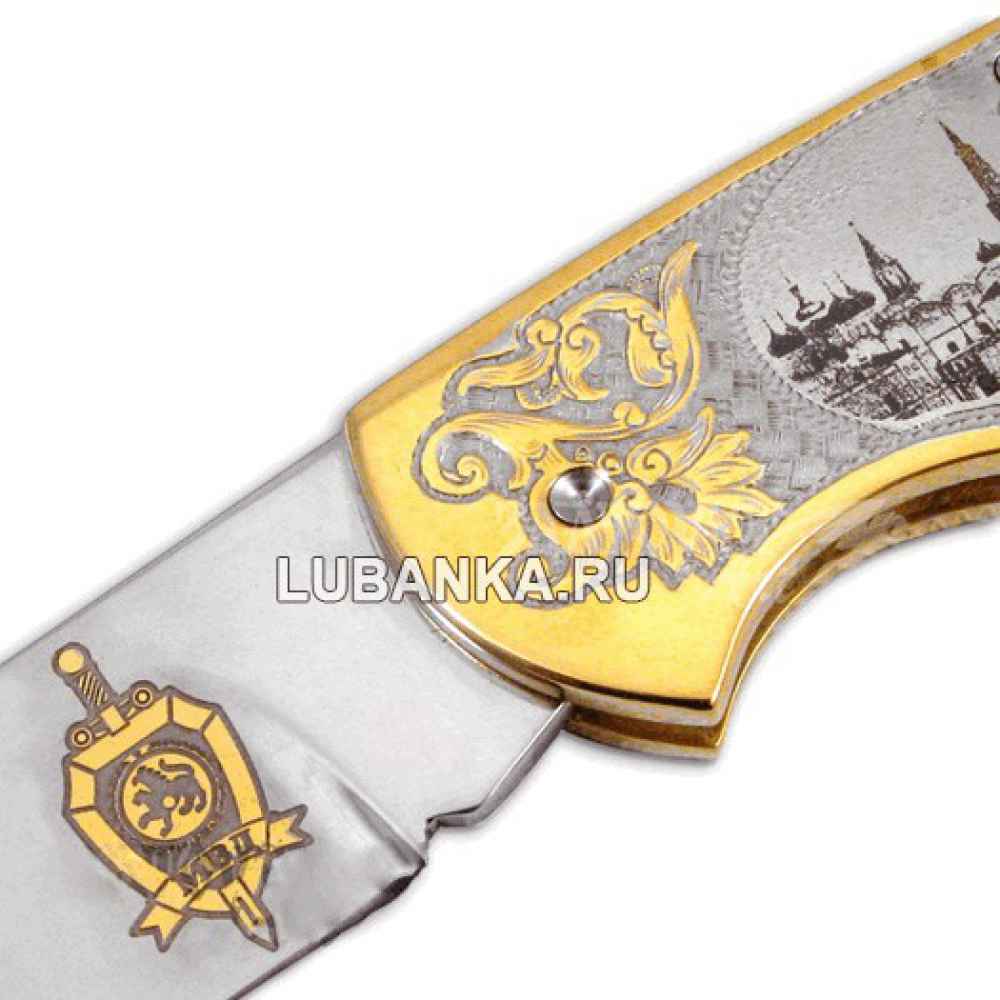 Подарочный нож «МВД РТ Златоустовский»