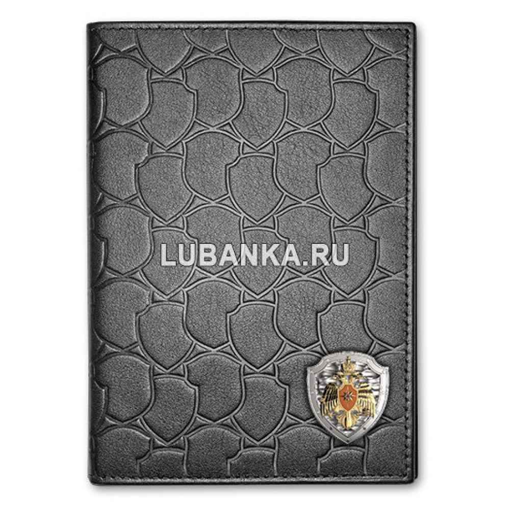 Кожаная обложка для паспорта «МЧС»